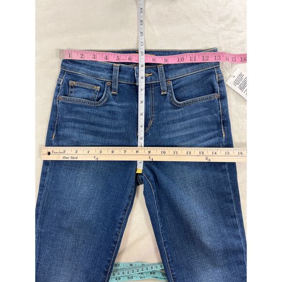 New Joe's Jeans The Icon Mid Rise Skinny Leg Angled Slanted Hem Jean in Joni 24 - Picture 6 of 7